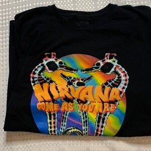 NIRVANA Black graphic “ Come as You Are “ t-shirt, men’s size XL.